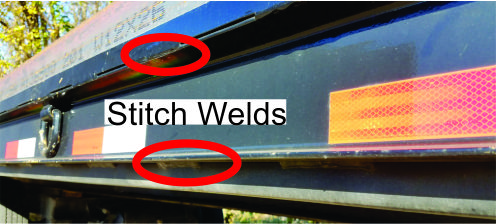Stitch welds